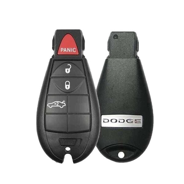 Oem NEW: 2008-2014 Dodge Challenger / Charger / 4-Button Keyless Go Fobik / PN: 56046695 AE / IYZ- RSK-DDG-6695 - main